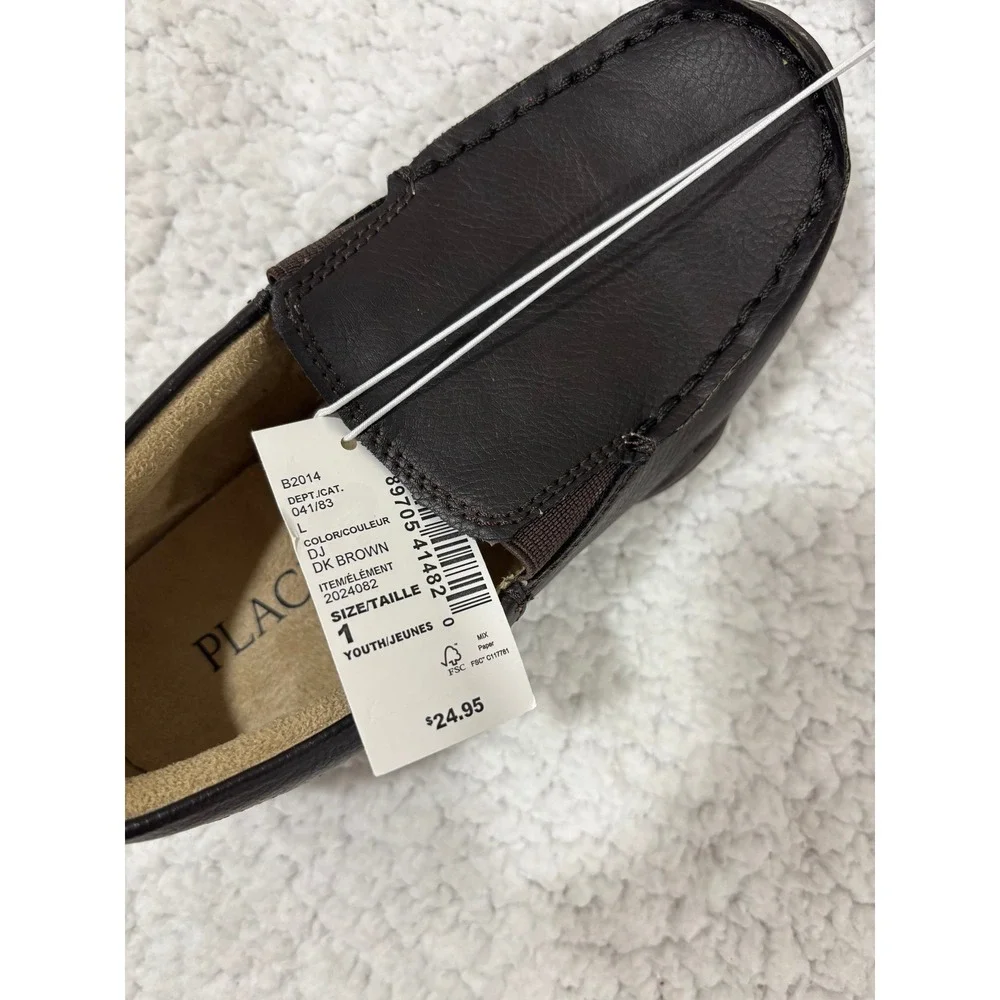 The Children's Place 1 Brown Loafers & Minecraft Slippers Bundle Preppy Casual